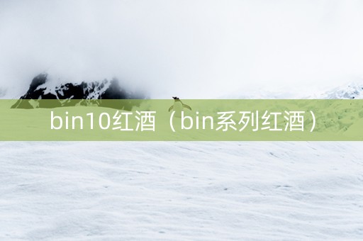 bin10红酒（bin系列红酒）