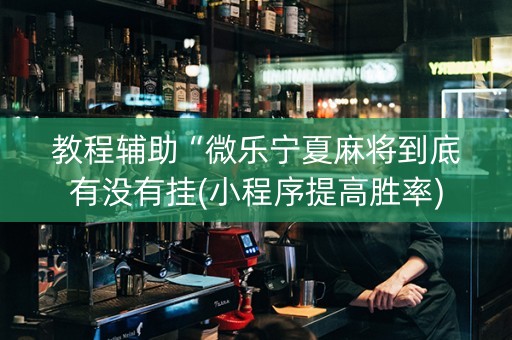 教程辅助“微乐宁夏麻将到底有没有挂(小程序提高胜率)