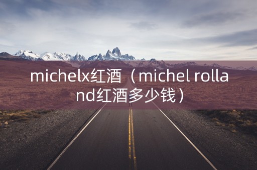 michelx红酒（michel rolland红酒多少钱）