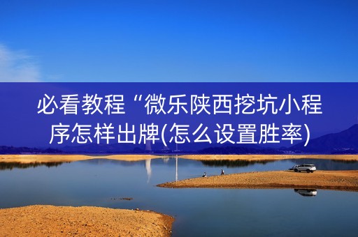 必看教程“微乐陕西挖坑小程序怎样出牌(怎么设置胜率)