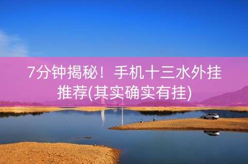 7分钟揭秘！手机十三水外挂推荐(其实确实有挂)
