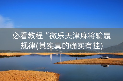 必看教程“微乐天津麻将输赢规律(其实真的确实有挂)