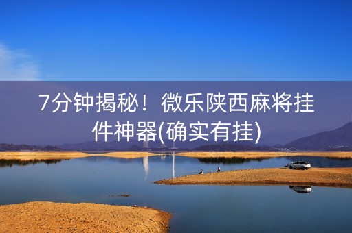 7分钟揭秘！微乐陕西麻将挂件神器(确实有挂)