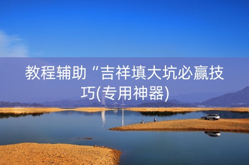 教程辅助“吉祥填大坑必赢技巧(专用神器)