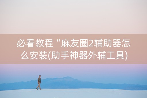 必看教程“麻友圈2辅助器怎么安装(助手神器外辅工具)