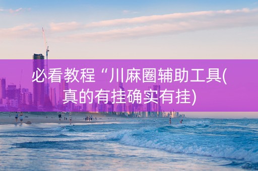 必看教程“川麻圈辅助工具(真的有挂确实有挂)
