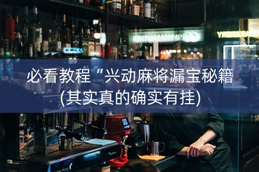 必看教程“兴动麻将漏宝秘籍(其实真的确实有挂)