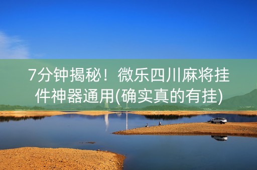 7分钟揭秘！微乐四川麻将挂件神器通用(确实真的有挂)