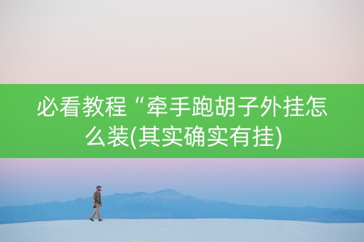 必看教程“牵手跑胡子外挂怎么装(其实确实有挂)