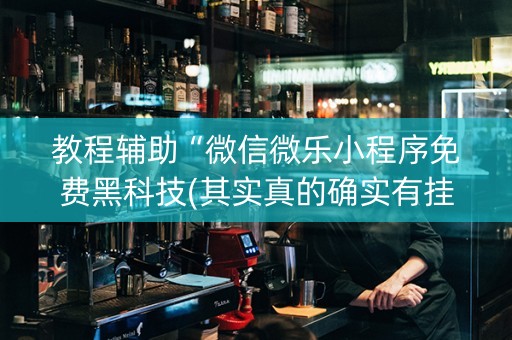 教程辅助“微信微乐小程序免费黑科技(其实真的确实有挂)