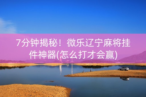 7分钟揭秘！微乐辽宁麻将挂件神器(怎么打才会赢)