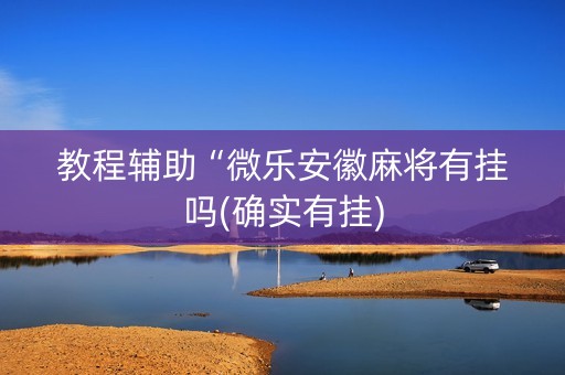 教程辅助“微乐安徽麻将有挂吗(确实有挂)