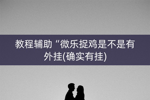 教程辅助“微乐捉鸡是不是有外挂(确实有挂)