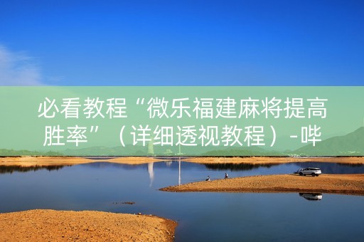 必看教程“微乐福建麻将提高胜率”（详细透视教程）-哔哩哔哩