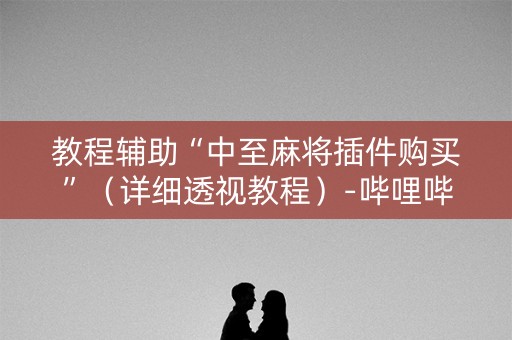 教程辅助“中至麻将插件购买”（详细透视教程）-哔哩哔哩