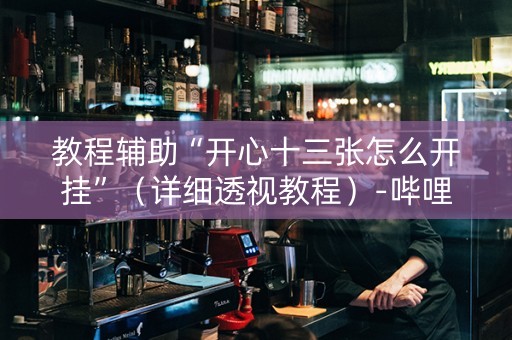 教程辅助“开心十三张怎么开挂”（详细透视教程）-哔哩哔哩