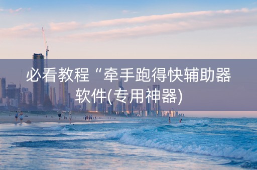 必看教程“牵手跑得快辅助器软件(专用神器)
