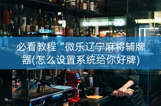 必看教程“微乐辽宁麻将辅牌器(怎么设置系统给你好牌)
