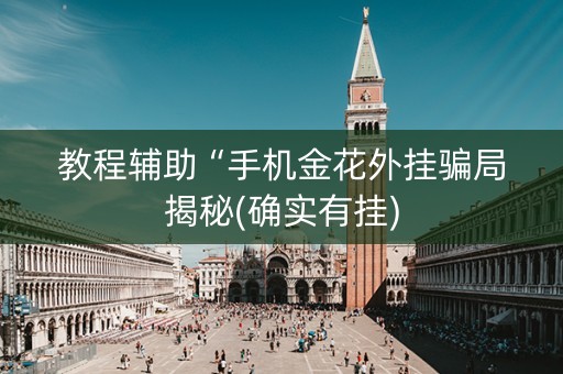 教程辅助“手机金花外挂骗局揭秘(确实有挂)