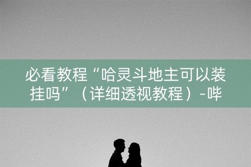 必看教程“哈灵斗地主可以装挂吗”（详细透视教程）-哔哩哔哩
