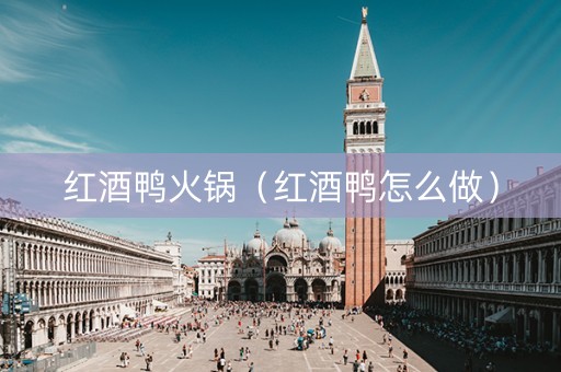 红酒鸭火锅（红酒鸭怎么做）