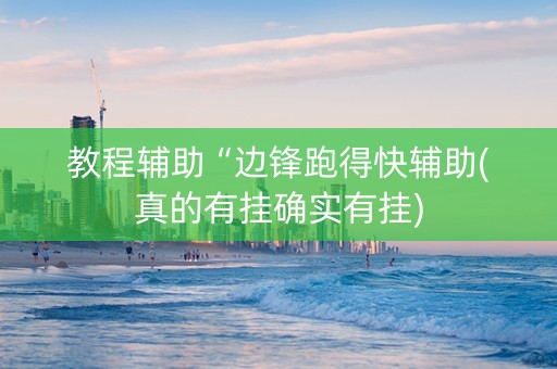 教程辅助“边锋跑得快辅助(真的有挂确实有挂)