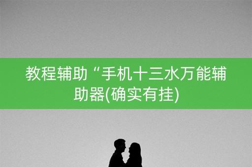 教程辅助“手机十三水万能辅助器(确实有挂)