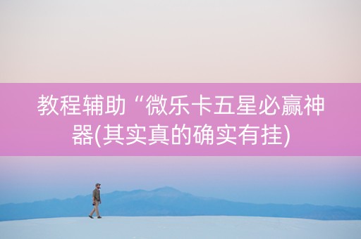 教程辅助“微乐卡五星必赢神器(其实真的确实有挂)