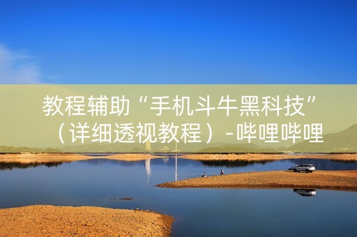 教程辅助“手机斗牛黑科技”（详细透视教程）-哔哩哔哩