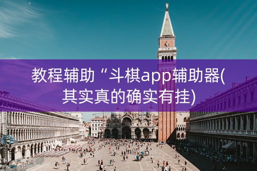 教程辅助“斗棋app辅助器(其实真的确实有挂)