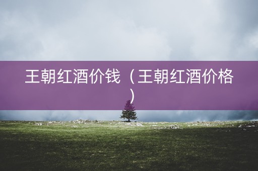 王朝红酒价钱（王朝红酒价格）