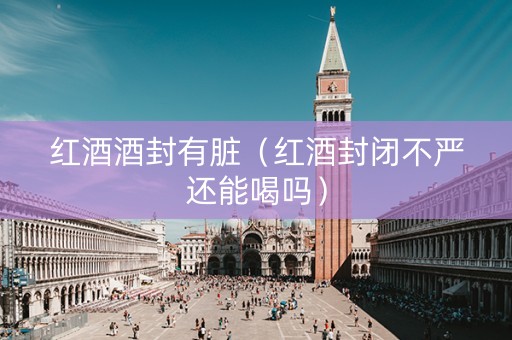 红酒酒封有脏（红酒封闭不严还能喝吗）