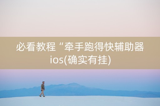 必看教程“牵手跑得快辅助器ios(确实有挂)