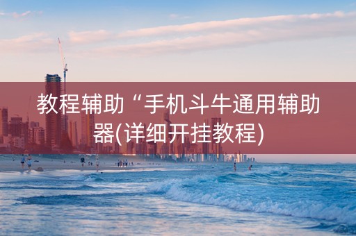教程辅助“手机斗牛通用辅助器(详细开挂教程)