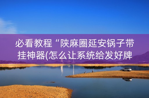 必看教程“陕麻圈延安锅子带挂神器(怎么让系统给发好牌)