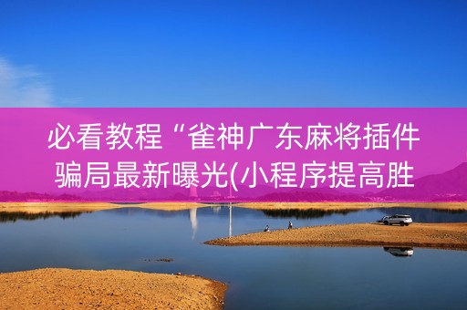 必看教程“雀神广东麻将插件骗局最新曝光(小程序提高胜率)