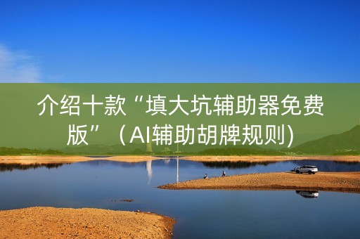 介绍十款“填大坑辅助器免费版”（AI辅助胡牌规则)