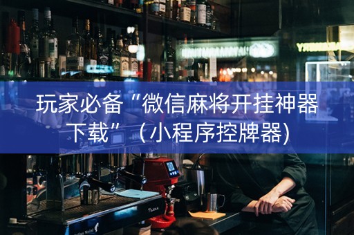 玩家必备“微信麻将开挂神器下载”（小程序控牌器)