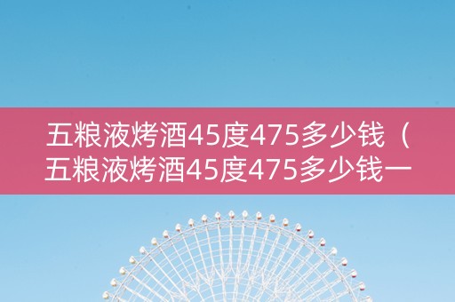 五粮液烤酒45度475多少钱（五粮液烤酒45度475多少钱一瓶）