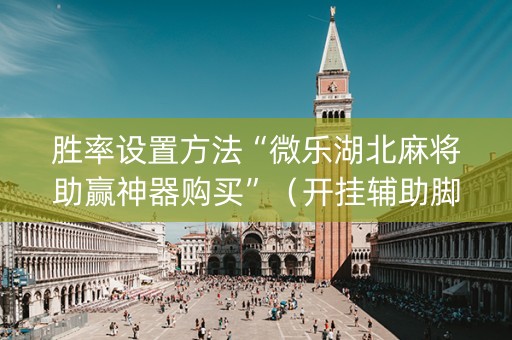 胜率设置方法“微乐湖北麻将助赢神器购买”（开挂辅助脚本)