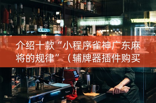 介绍十款“小程序雀神广东麻将的规律”（辅牌器插件购买)