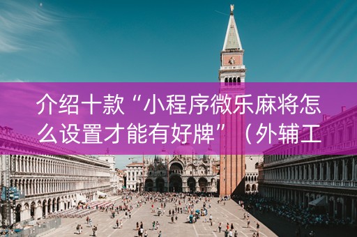 介绍十款“小程序微乐麻将怎么设置才能有好牌”（外辅工具)