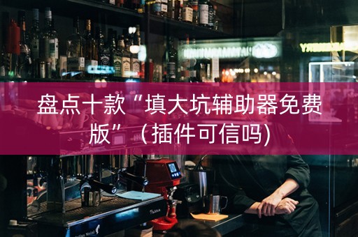 盘点十款“填大坑辅助器免费版”（插件可信吗)