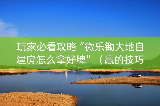 玩家必看攻略“微乐锄大地自建房怎么拿好牌”（赢的技巧规律)