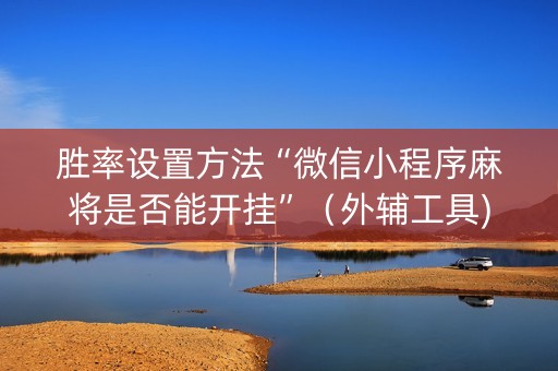 胜率设置方法“微信小程序麻将是否能开挂”（外辅工具)
