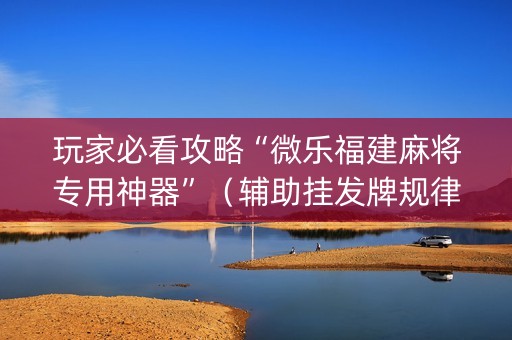 玩家必看攻略“微乐福建麻将专用神器”（辅助挂发牌规律)