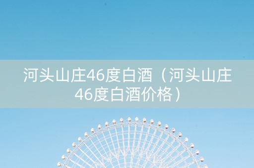 河头山庄46度白酒（河头山庄46度白酒价格）