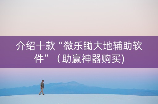 介绍十款“微乐锄大地辅助软件”（助赢神器购买)
