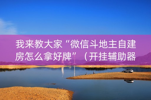 我来教大家“微信斗地主自建房怎么拿好牌”（开挂辅助器插件)