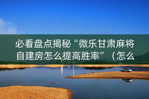 必看盘点揭秘“微乐甘肃麻将自建房怎么提高胜率”（怎么增加胜率)